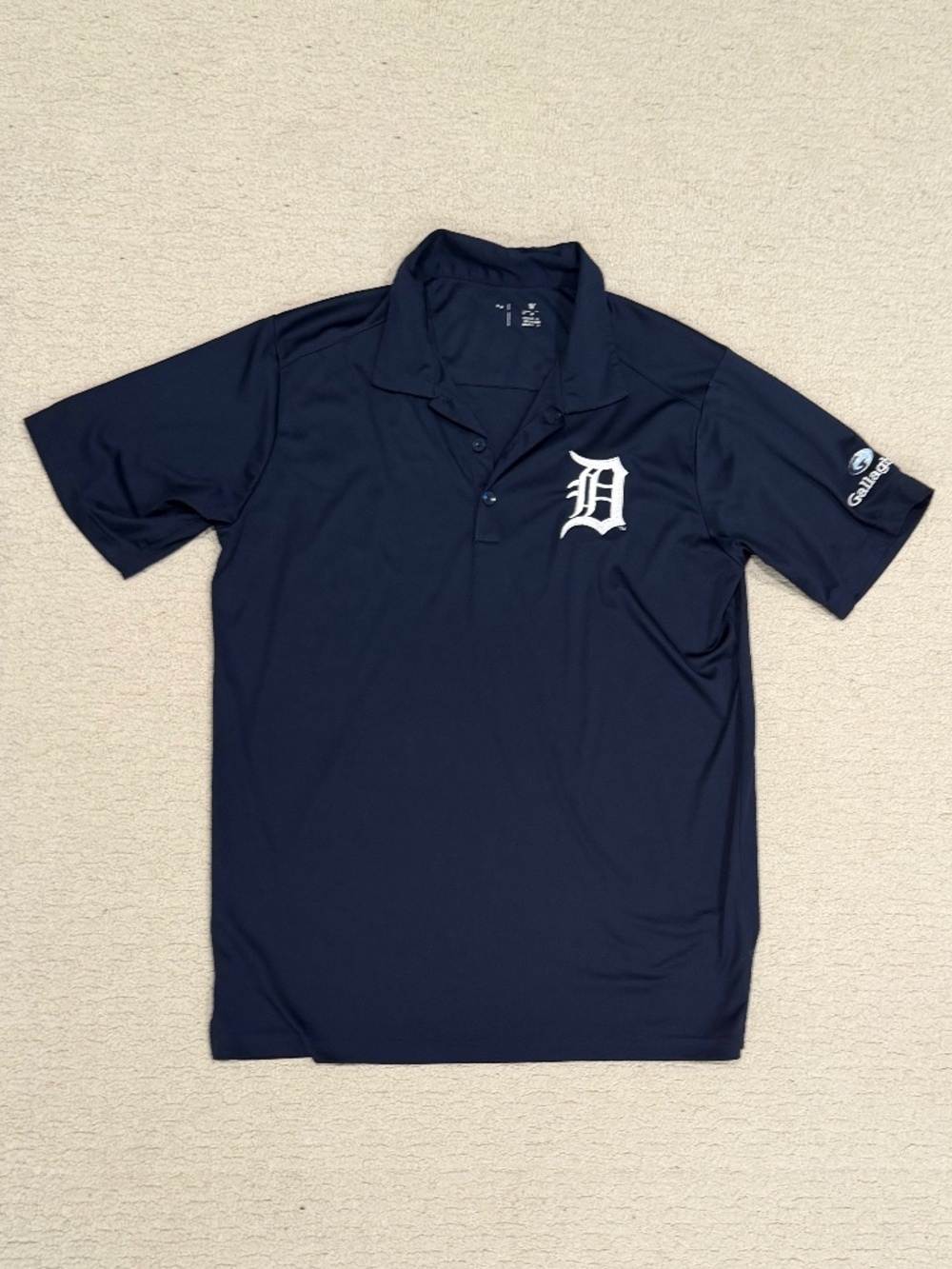 Gallagher Detroit Tigers Polo Size Medium